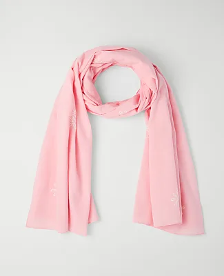 Ann Taylor Eyelet Scarf