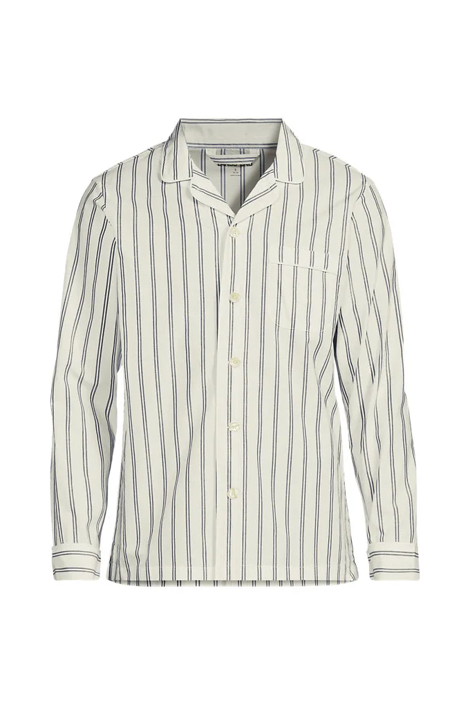 Men's Essential Pajama Shirt - Lands' End - White - L