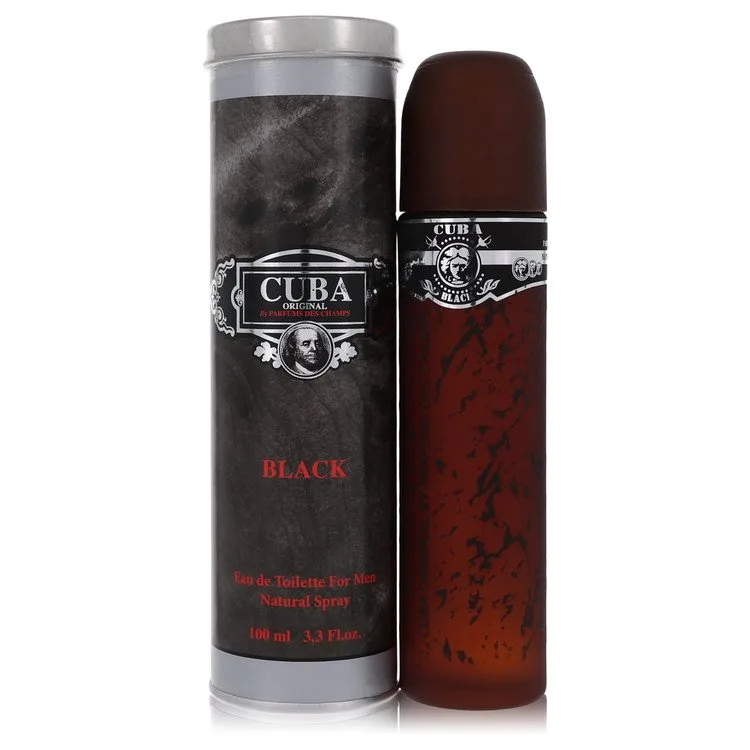 Cuba Black Cologne by Fragluxe 3.4 oz EDT Spray for Men