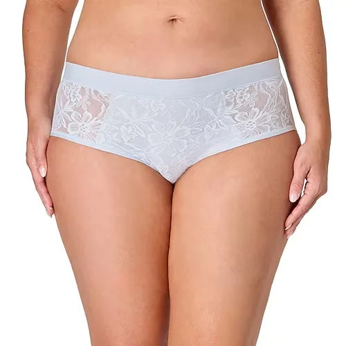 Bali Breathe Seamless Hipster Panty Dfclhp, X-large, Blue