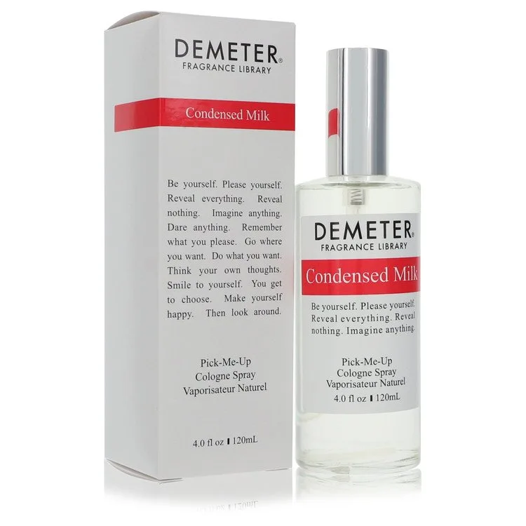 Demeter Condensed Milk Cologne 4 oz Pick Me Up Cologne Spray (Unisex) for Men
