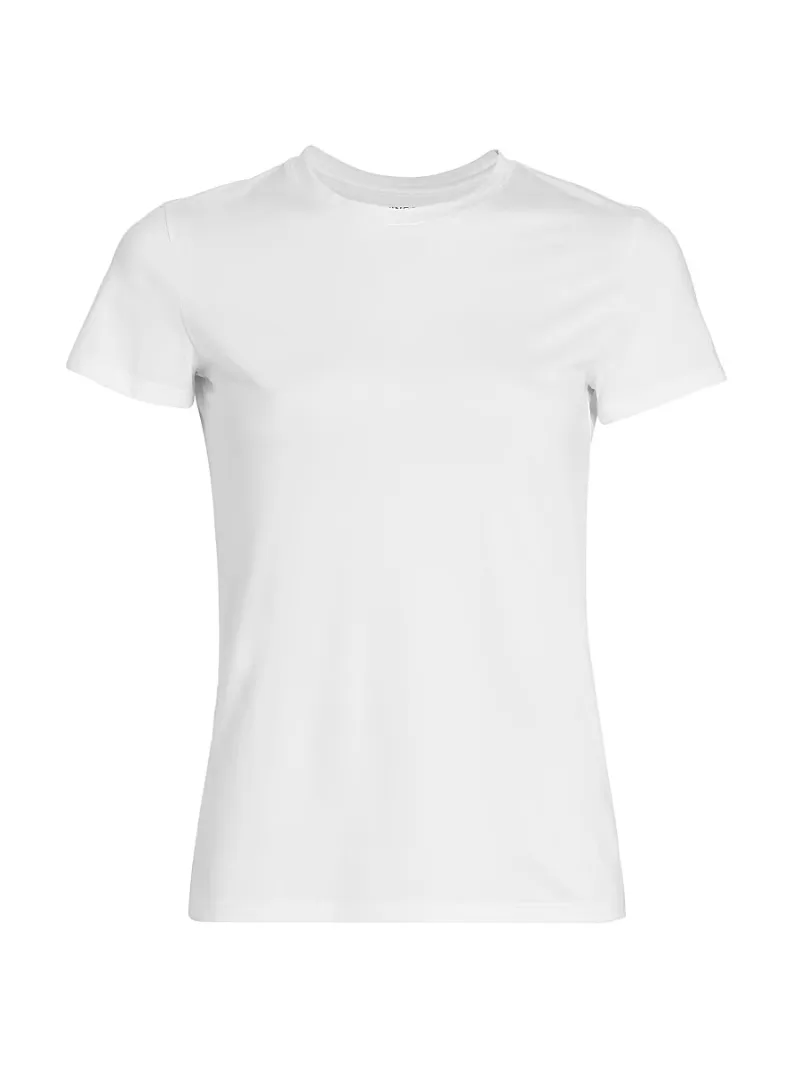 Vince Women's Cotton Crewneck T-Shirt - Optic White - Size XL