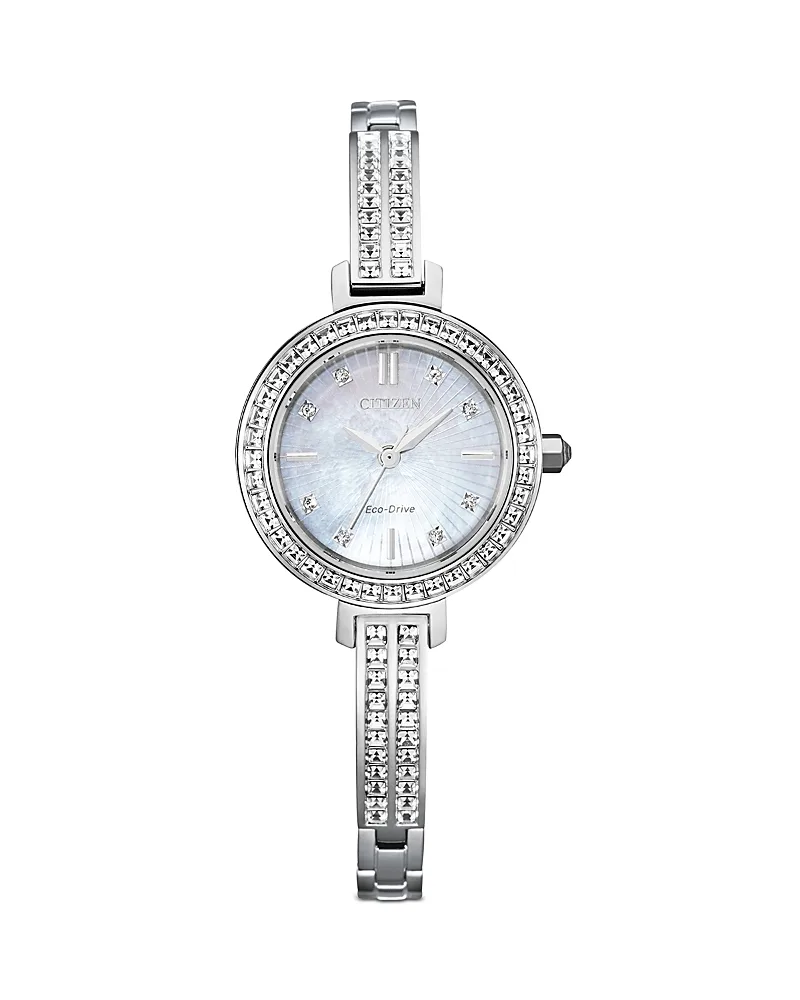 Citizen Eco Drive Silhouette Crystal Watch, 25mm