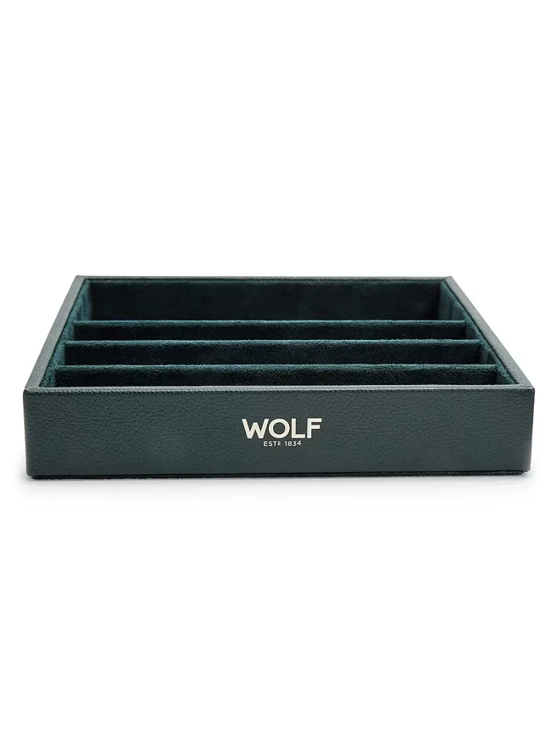 Wolf Analog Shift Vintage Strap Changing Tray - Green