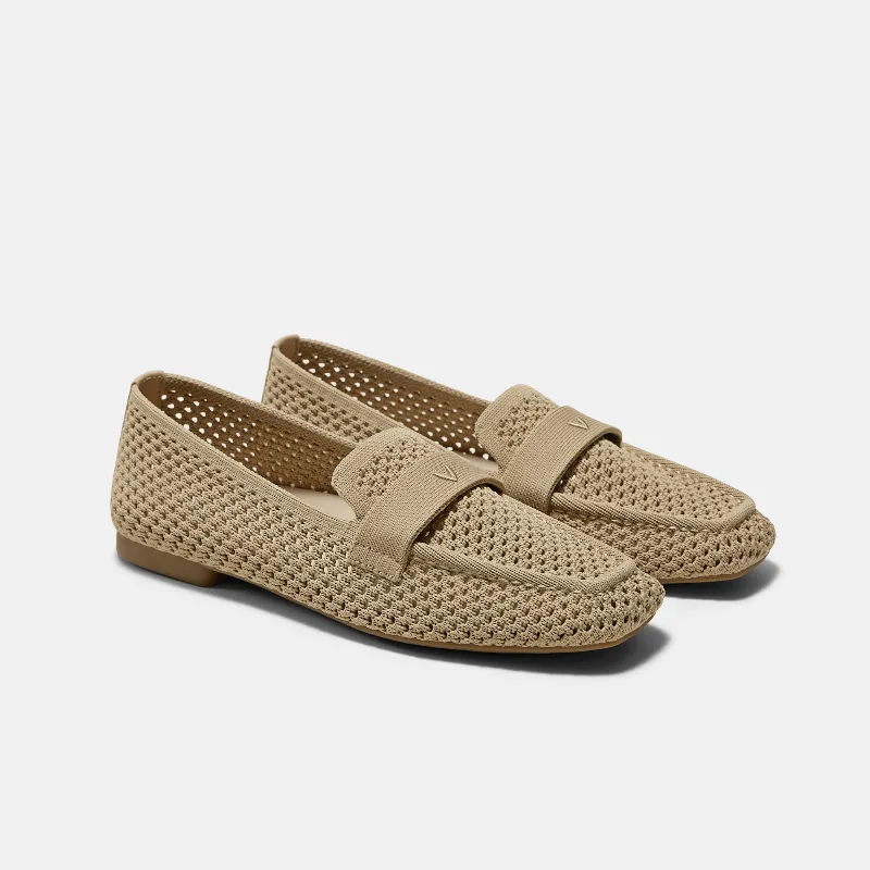 VIVAIA Square-Toe Icon Loafers (Silvie)|NUDE PEACH|US 8.5