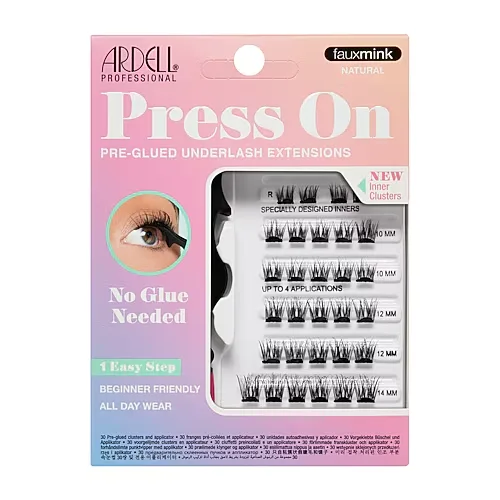Ardell Press On Fauxmink Natural Underlash Extensions, One Size