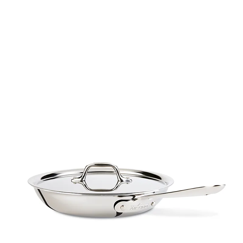 D3 Stainless Steel 10 Fry Pan with Lid