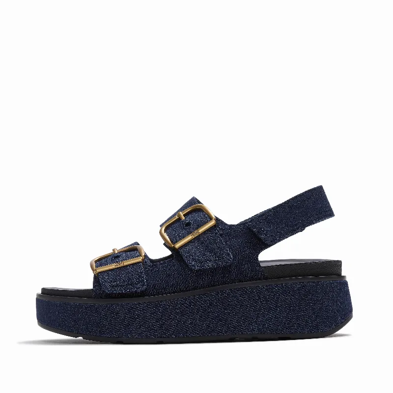 GEN-FF Max Buckle Denim Back-Strap Sandals