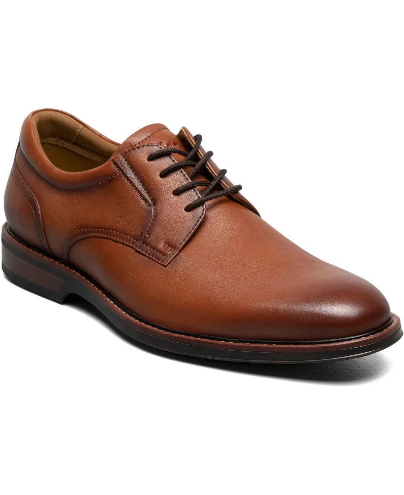 Florsheim Men's Traveler Plain Toe Oxford - Cognac