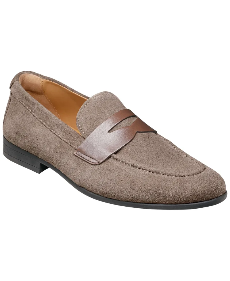 Florsheim Men's Modena Moc-Toe Penny Loafers - Gray Suede
