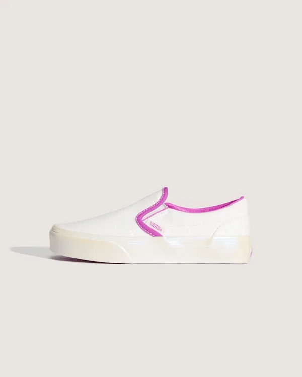 Vans - Zapatillas de niños Classic Slip-On (4-8 años), Beis, Talla: 34