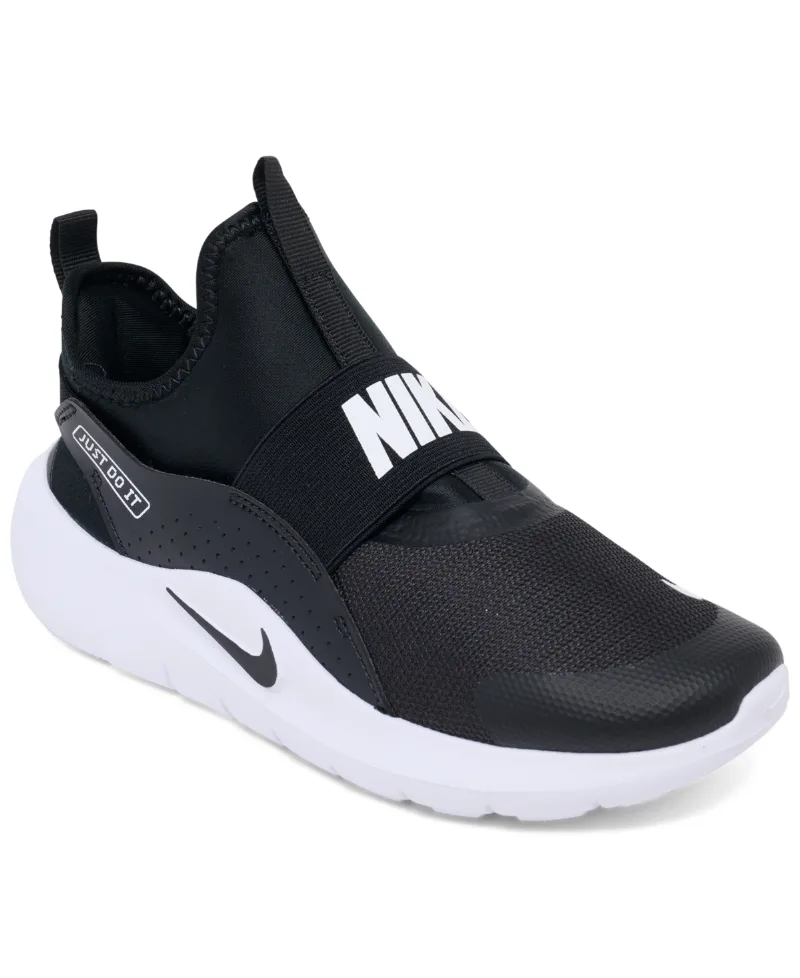 Nike Little Kids Flex Runner 4 Slip-On Running Sneakers from Finish Line - Black