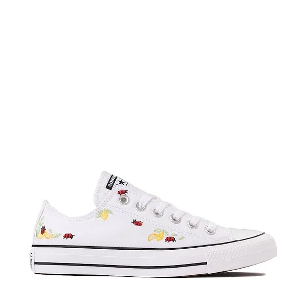 Converse Chuck Taylor All Star Lemons & Ladybugs Low-Top Sneaker - White