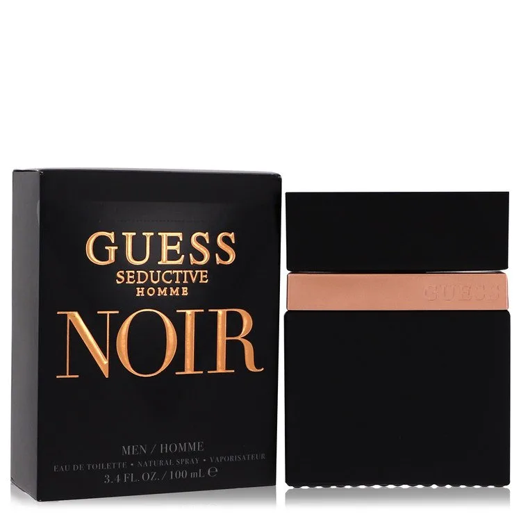 Guess Seductive Homme Noir Cologne by Guess 3.4 oz EDT Spray for Men