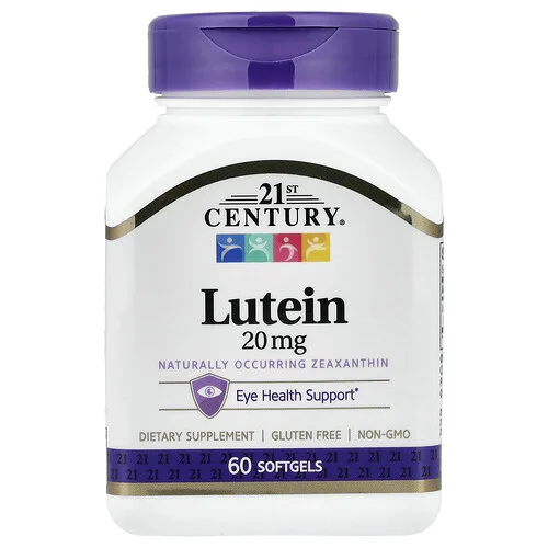 21st Century, Lutein, 20 mg, 60 Softgels