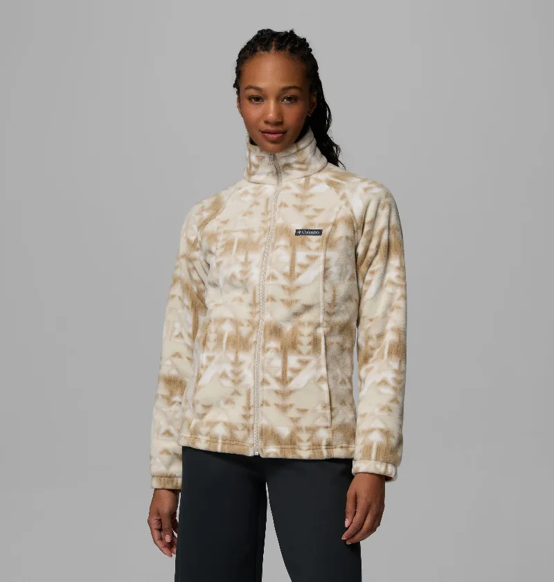 Columbia Women's Benton Springs Printed Full Zip Fleece Jacket-