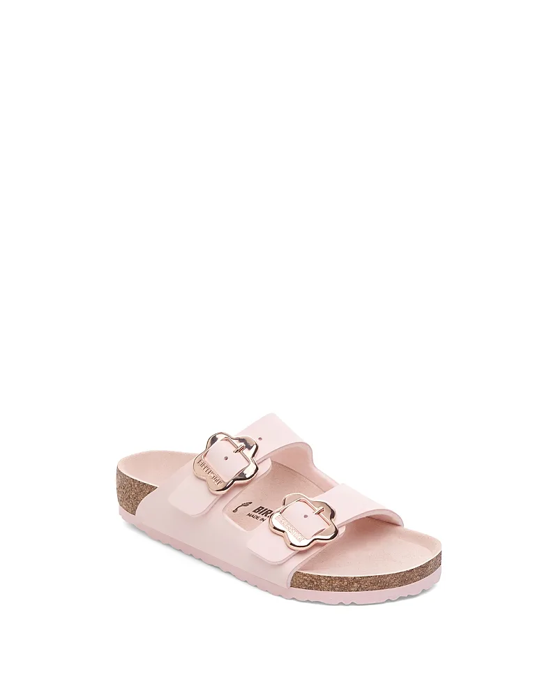 Birkenstock Unisex Arizona Kids Flower Buckle Sandals - Toddler, Little Kid