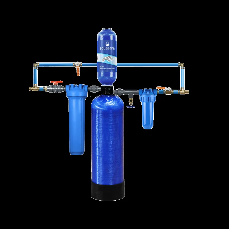 Rhino Whole House Water Filter System Reduce 97% Of Chlorine At 2X Flow Rate Home Water Filtration 10/1,000,000 Aquasana