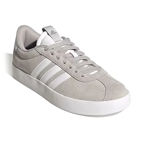 adidas Cloudfoam Vl Court 3.0 Womens Sneakers, 8 1/2 Medium, Gray