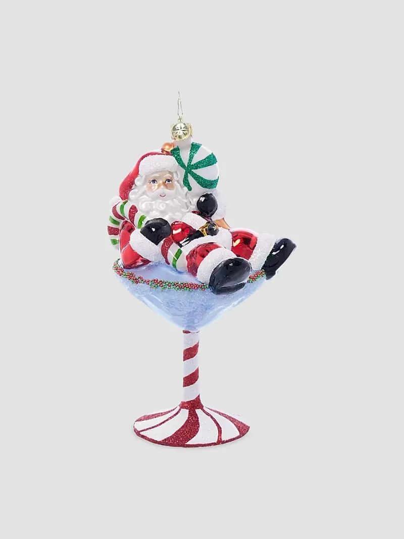Christopher Radko Santa-Tini Ornament
