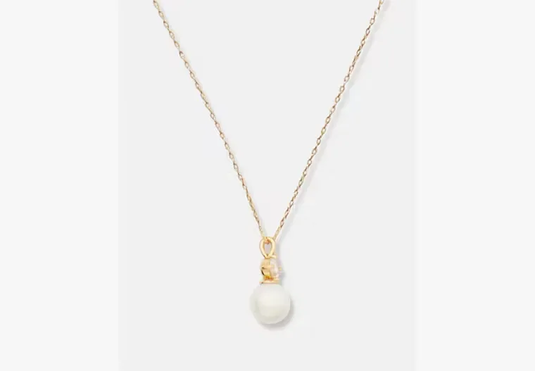 Kate Spade Pearls Of Wisdom Mini Pendant Necklace