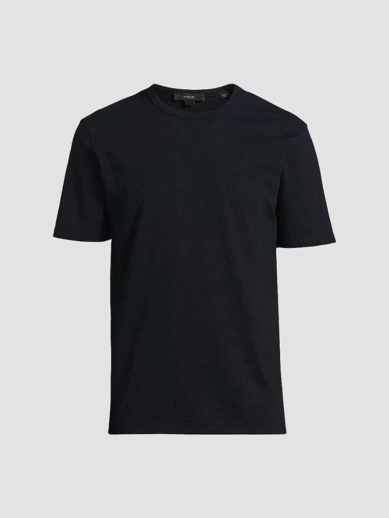 Vince Men's Garment-Dyed Crewneck T-Shirt - Washed Coastal - Size XXL