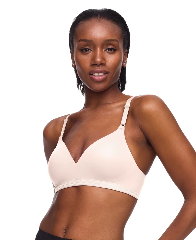 Warner's Cloud 9 Super Soft Wireless Lightly Lined Comfort Bra 1269 - Sandshell