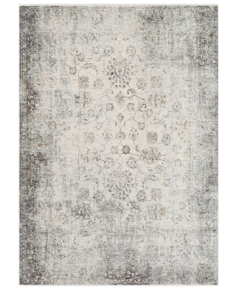 Livabliss Presidential Pdt-2310 Medium Gray 5' x 8'2" Area Rug - Medium Gray
