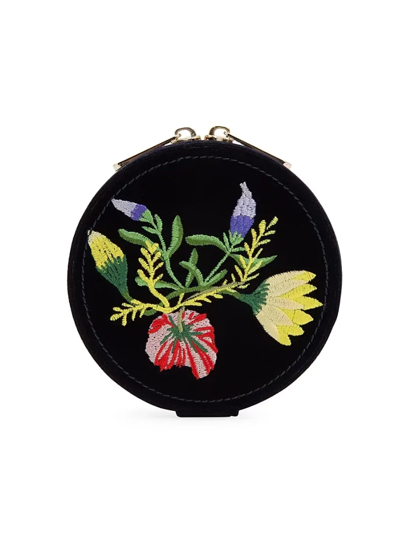 Zoe Round Travel Case - Indigo