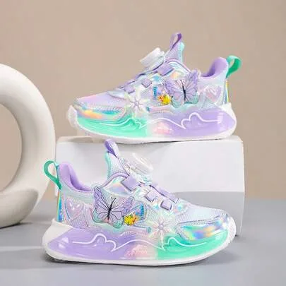 New Fashionable Colorful Style Adorable Windmill Decor Girls Running Shoes