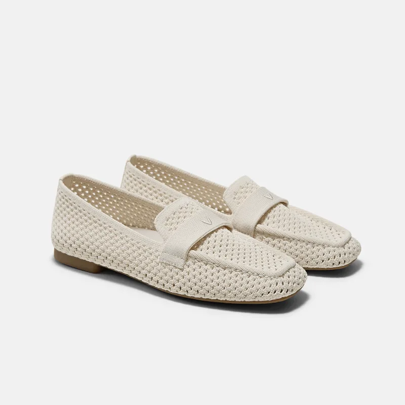 VIVAIA Square-Toe Icon Loafers (Silvie)|PALE APRICOT|US 10
