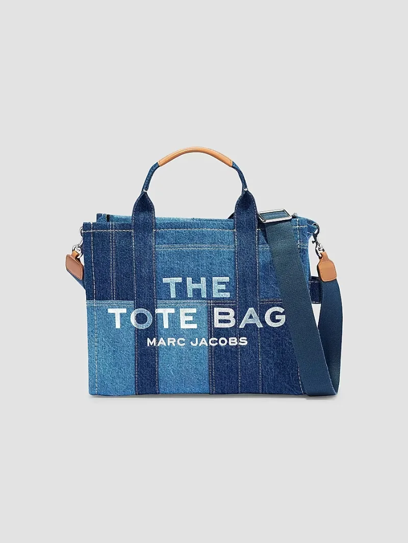Marc Jacobs Women's The Denim Small Tote Bag - Blue Denim