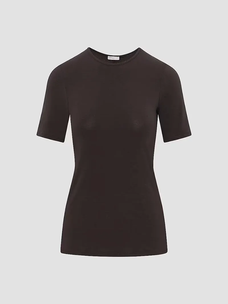 Artemis Diciero Women's Giselle Knit T-Shirt - Black - Size Large
