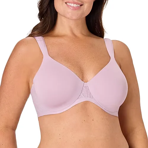 Bali Coolest Smoothing T-Shirt Full Coverage Bra Df4580, C, Purple