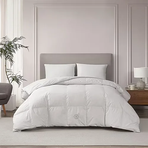 Martha Stewart Luxury Cloud All Seasons Warmth Down & Feather Blend Comforter, One Size, White