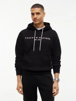 Embroidered Tommy Logo Hoodie
