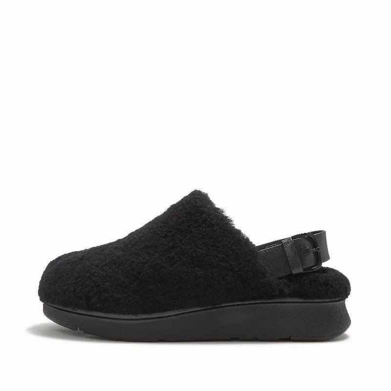 GEN-FF Shearling Back-Strap Mules