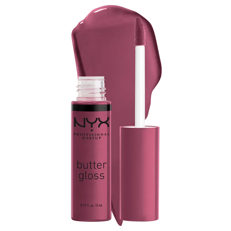 NYX Professional Makeup Butter Gloss Non-Sticky Lip Gloss | Cranberry Pie