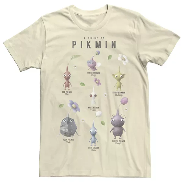Men's Nintendo Pikmin 3 Character Grid Tee