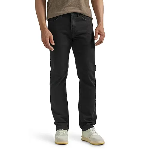 Wrangler Regular Fit Jean, 34 32, Black