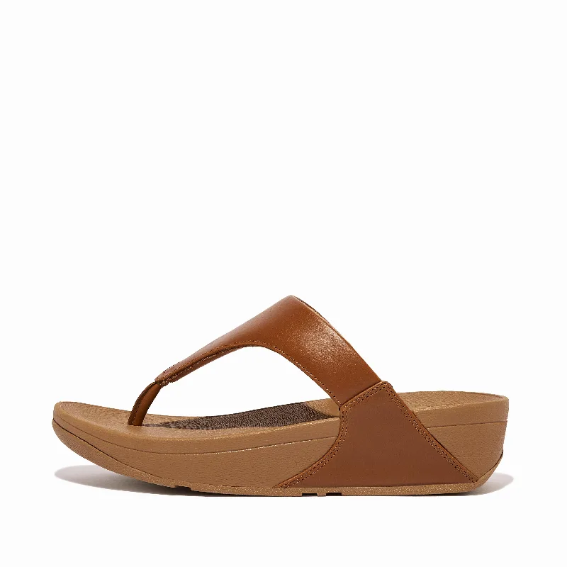 LULU Leather Toe-Post Sandals