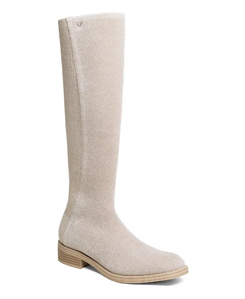 Vivaia Women's Square Toe Knee-High Boots - Vintage khaki