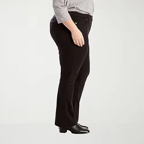 Levi's Womens Plus Classic Straight Jean, 24w, Black
