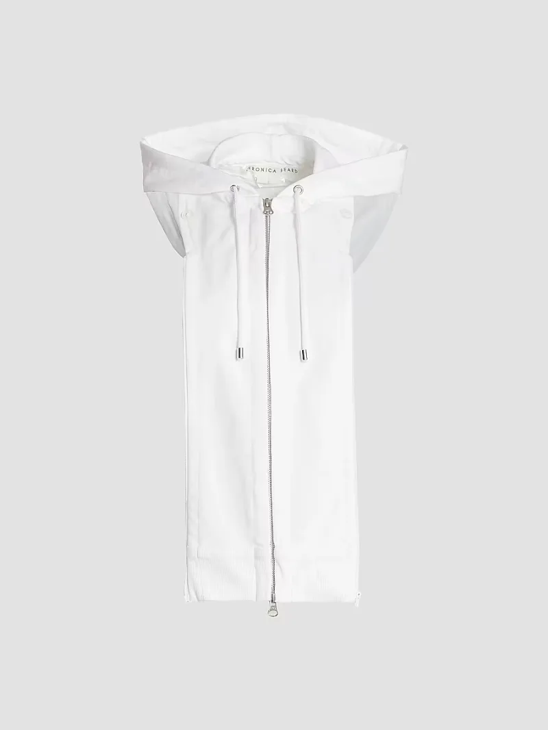 Women's Hooded Dickey - White
