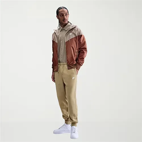 Nike Sweatpants Mens Cuffed Mid Rise Regular Fit Fleece Active Jogger Pant, Xx-large, Beige
