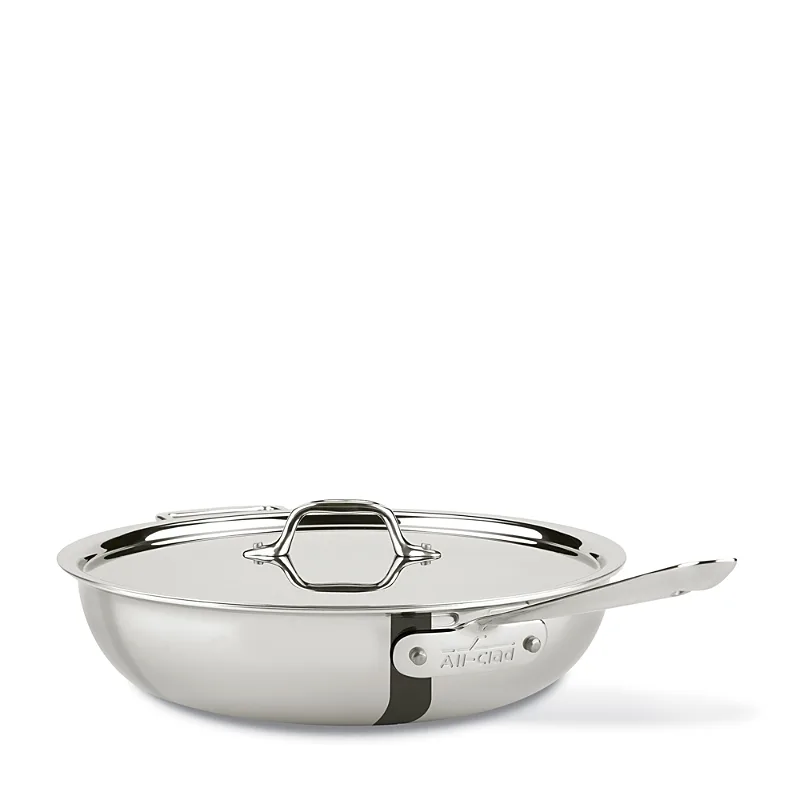 D3 Stainless Steel 4 Quart Weeknight Pan