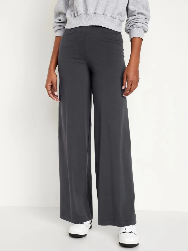 High-Waisted Fashion Wide-Leg Leggings