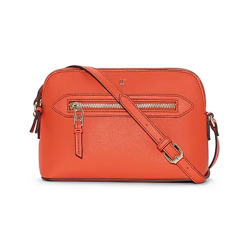 Liz Claiborne Danni Domed Crossbody Bag, One Size, Orange