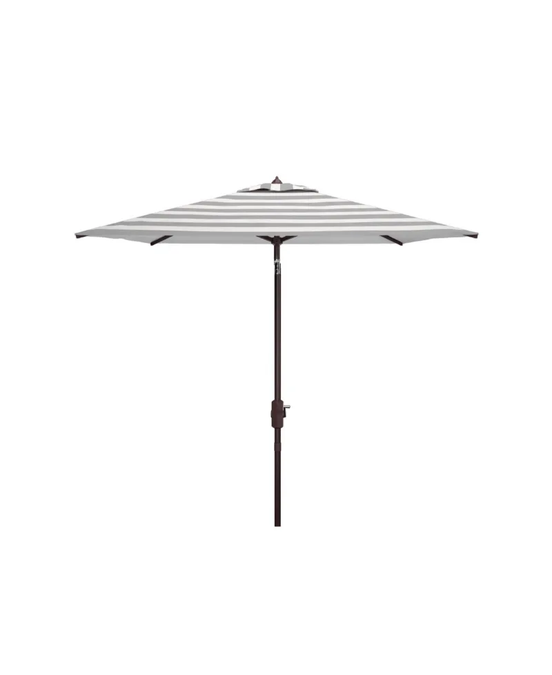 Iris 7.5' Square Umbrella - Gray, White