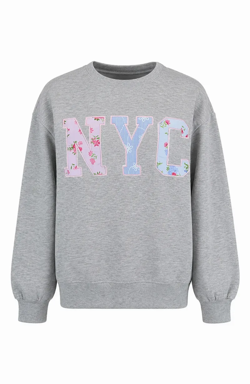 Kids' NYC Oversized Graphic Sweatshirt